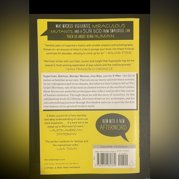 Supergods : What Masked Vigilantes, Miraculous Mutants, and a Sun God from Small - Picture 3 of 3